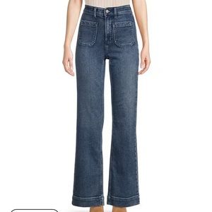 Faherty wide leg / High waist Jeans. Size 28